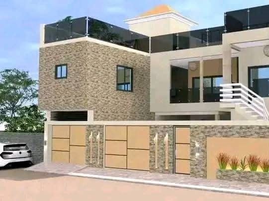 Immeuble locatif R+2 avec piscine  Valeur locative mensuelle : 1.225.000 FCFA a akogbato yemicodji